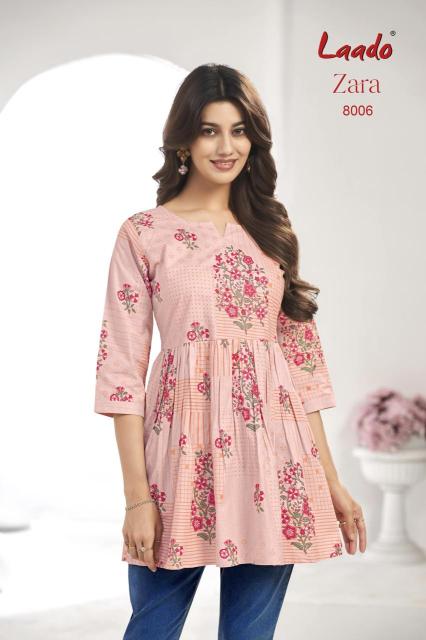 Laado zara vol-8 short top kurtis wholesale suppliers in online